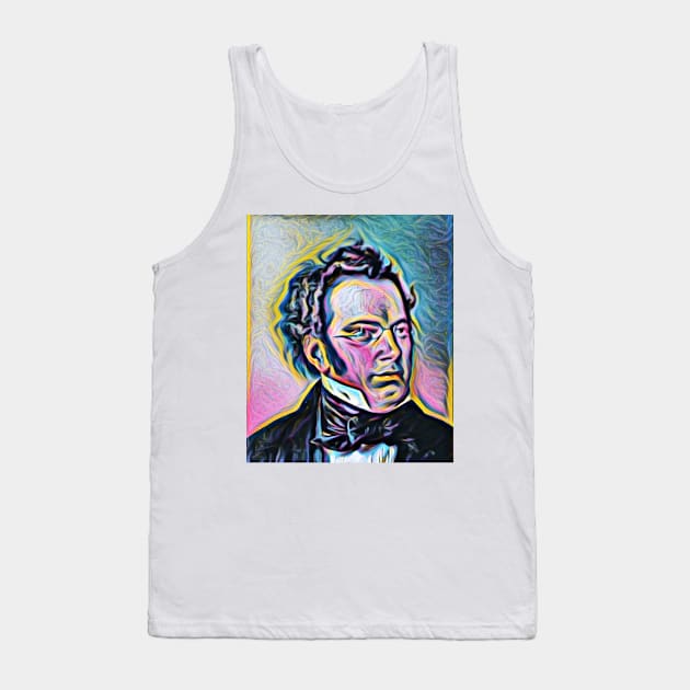 Franz Schubert Portrait | Franz Schubert Artwork 9 Tank Top by JustLit